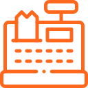 Point-of-sale cash register icon